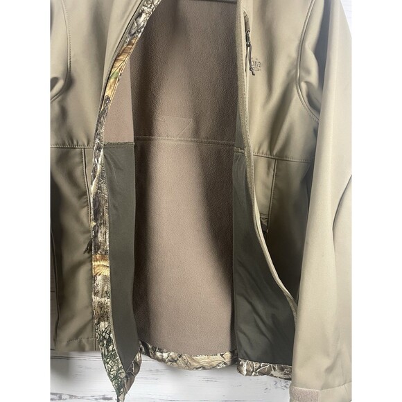 Columbia Jacket Men’s Small Tan PHG Ascender II Softshell Full Zip Camo Hunting - Picture 9 of 11